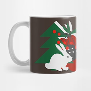 Christmas bunny Mug